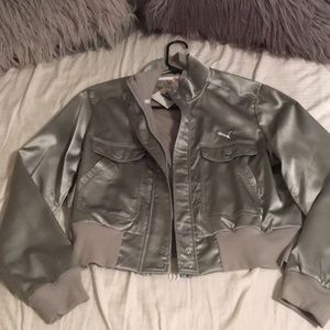 Puma cropped style lightweight jacket